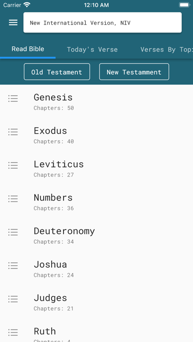 Holy Bible NIV Bible Screenshot