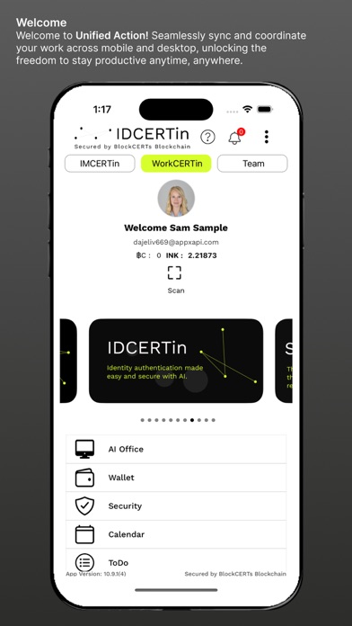 BlockCerts IDCERTin Screenshot