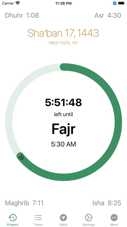 #9. Pray Watch (iOS) 由: IslamiCity
