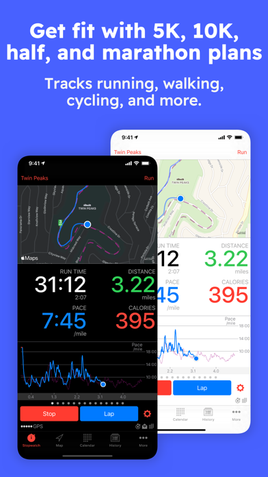 5K Runmeter Run Walk Training Screenshot