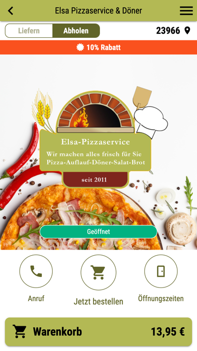 Elsa Pizzaservice & Döner Screenshot