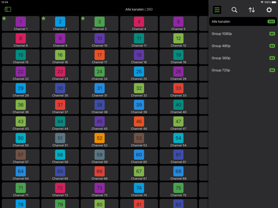 Flex IPTV iPad app afbeelding 3