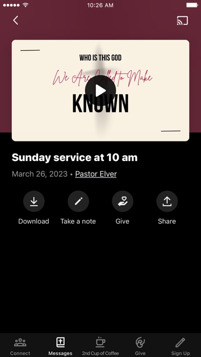 Rancho Christian Center Screenshot