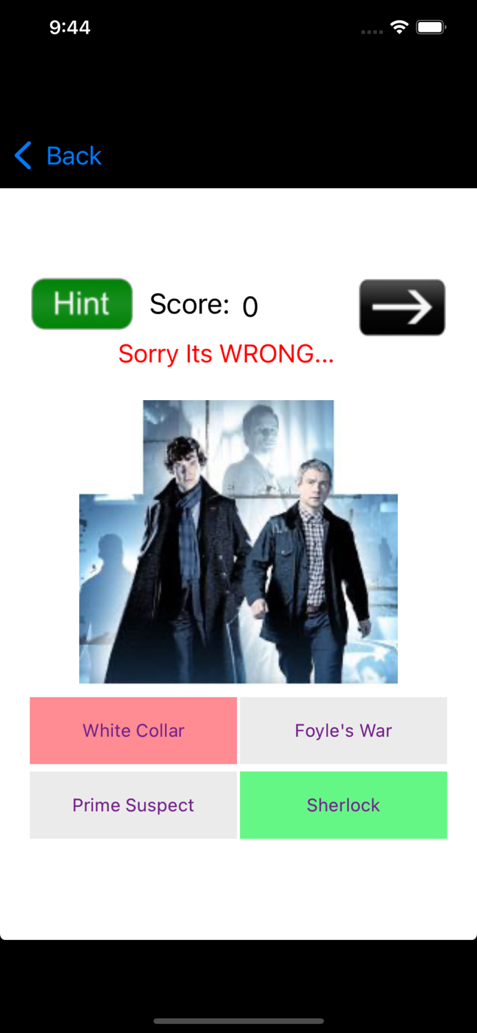 Guess The TV Series-A Quiz App