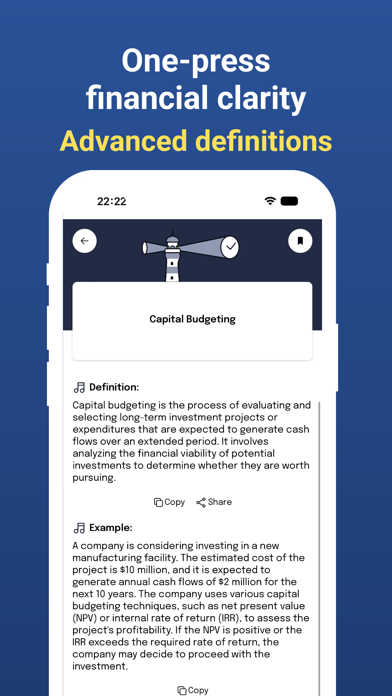 Finance Terms Dictionary Screenshot
