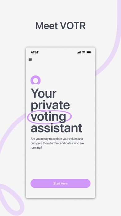 VOTR Private Voting Assistant Screenshot