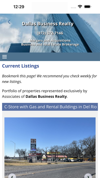 DallasBusinessRealty Screenshot