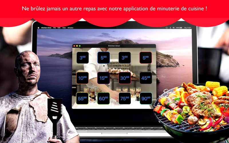 Screenshot #2 pour Minuteur de cuisine Pro