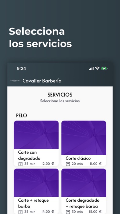 Cavalier Barbería Screenshot