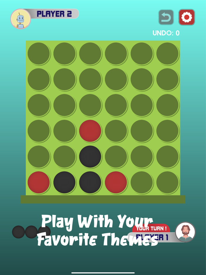 Connect In A Row Puzzle Solve