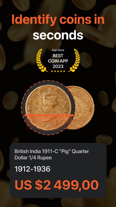 Coin Identifier - AI Scanner Screenshot