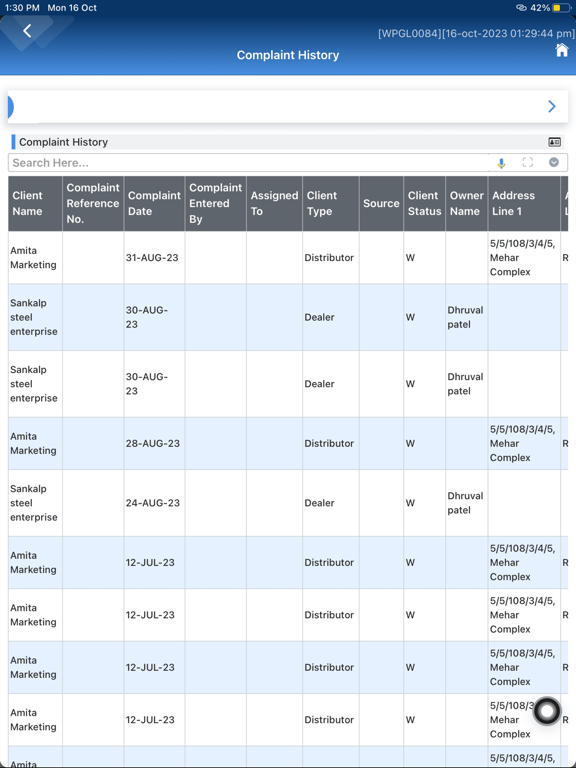 App screenshot