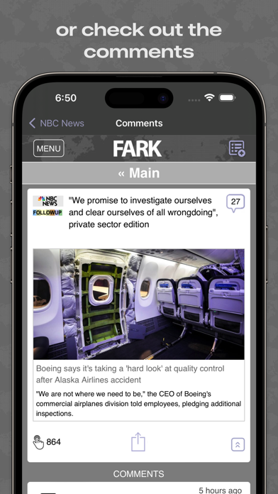 Fark® Not News Reader Screenshot