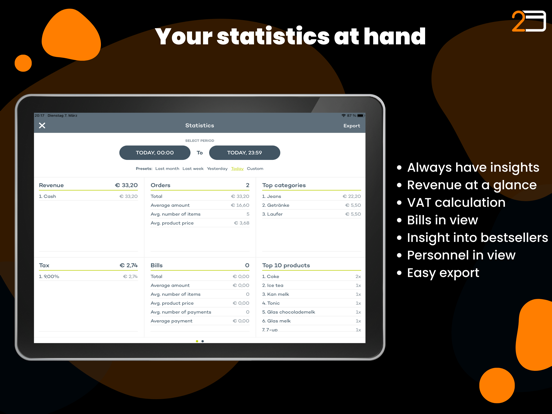 Made2pay: best cash register iPad screenshot 6 - Business app