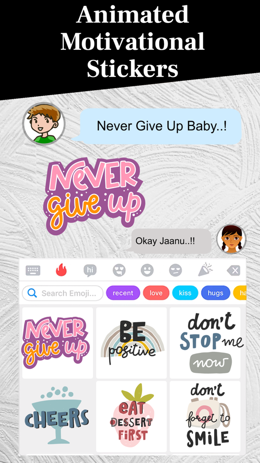 #5. Animated MOTIVATIONAL Stickers (iOS) By: Prashant Yadav