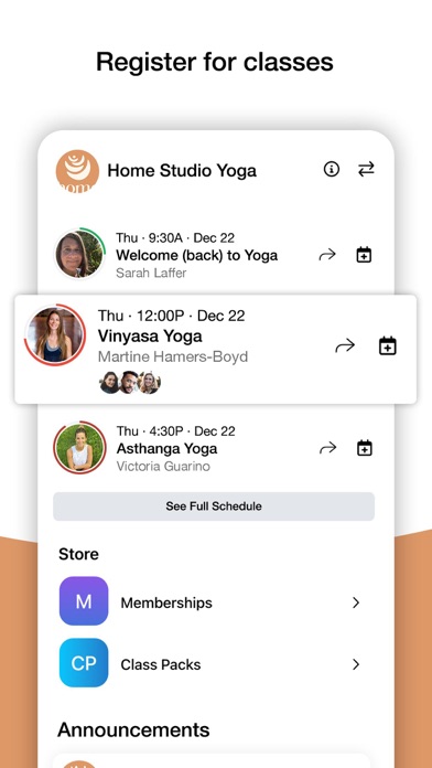 Home Studio Yoga Screenshot