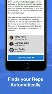 5 calls: contact your congress iphone screenshot 1