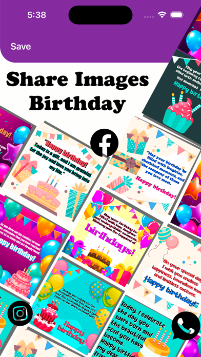 Birthday Card Making Screenshot