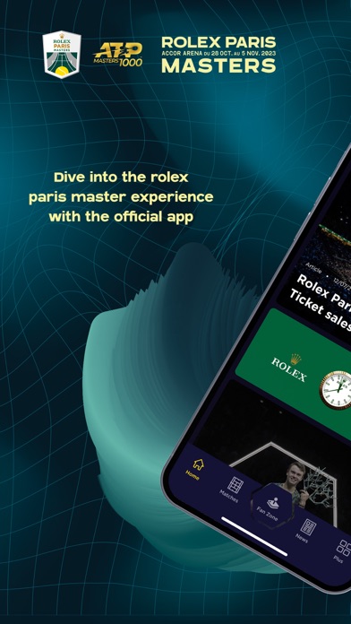 Rolex Paris Masters Screenshot