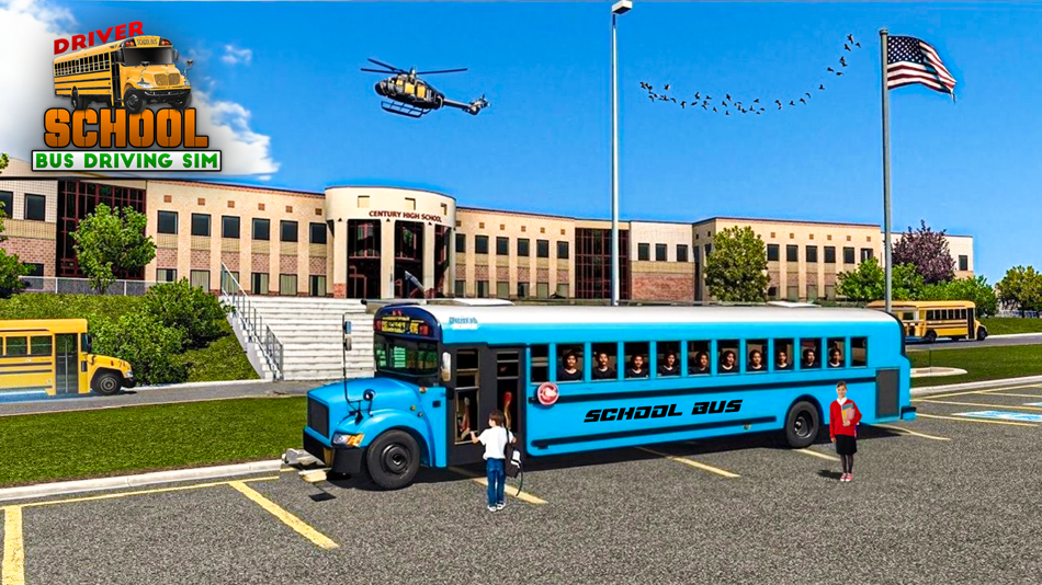 #3. School Bus Transport Simulator (iOS) 由: Farhan Bashir