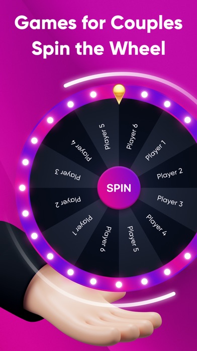 Couples Game - Spin the Wheel Screenshot