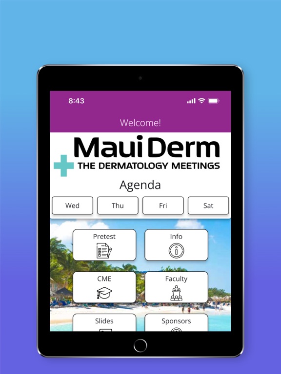Maui Derm Meetings iPad screenshot 5 - Education app