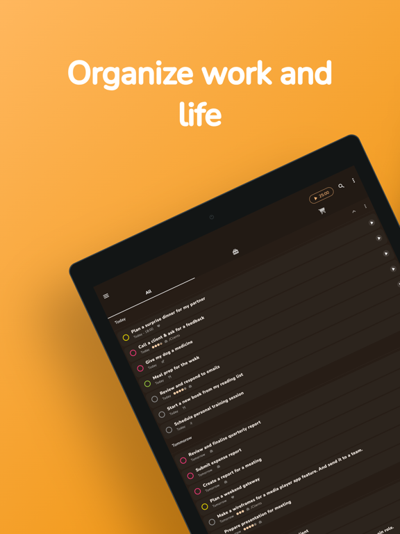 TimeNoder2 - Timeboxing Master iPad screenshot 1 - Productivity app