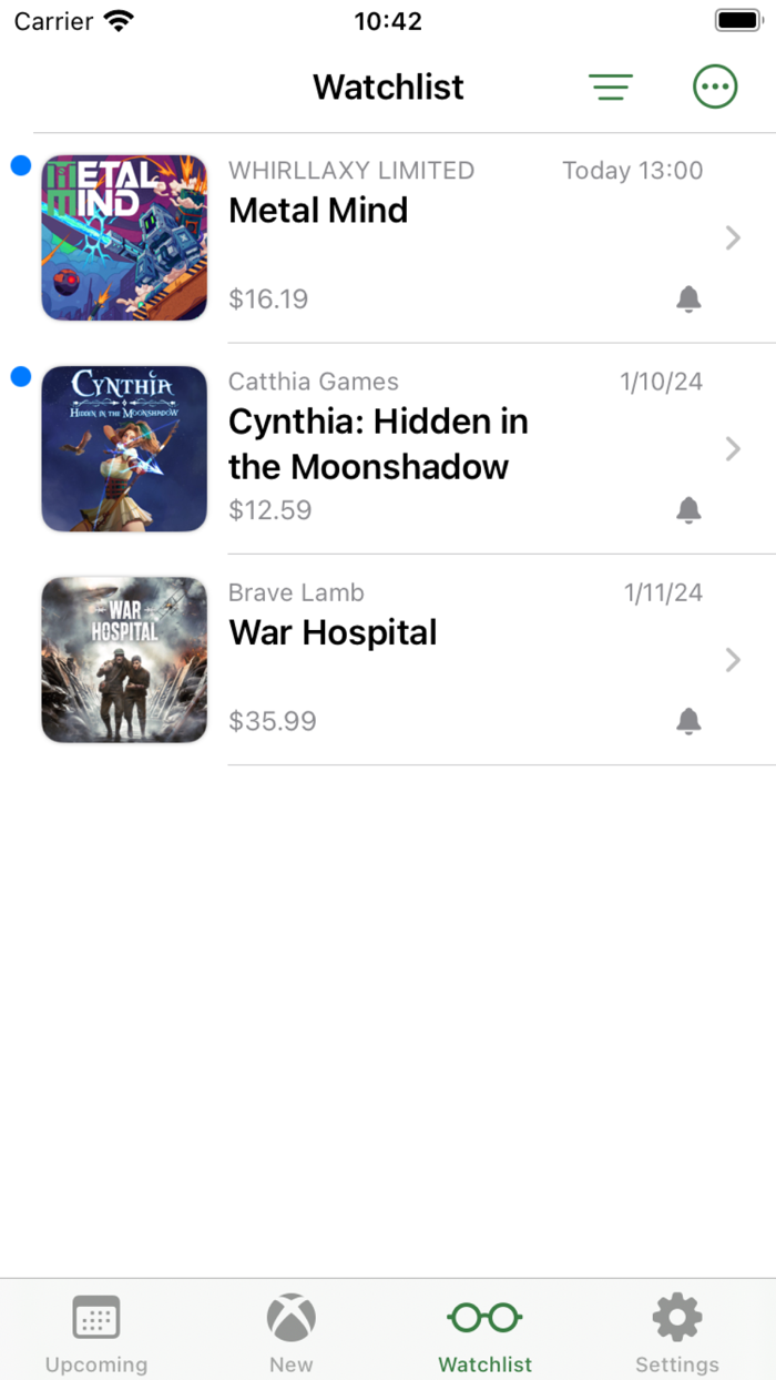 Strix - Console Game Tracker