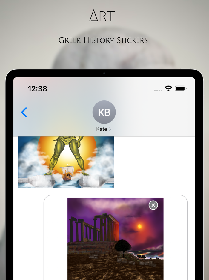 Greek History Stickers
