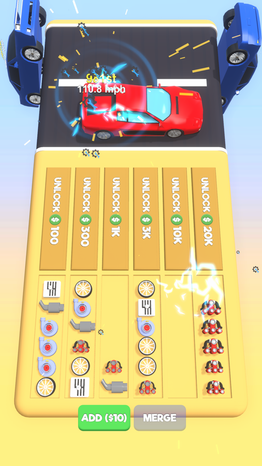 #2. Merge To Race! (iOS) Podle: Anka Studios Yazilim ve Pazarlama Limited Sirketi