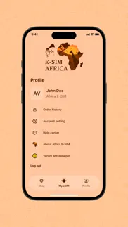 africa e-sim iphone screenshot 4