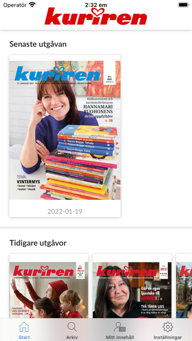 Kuriren e-tidning Screenshot