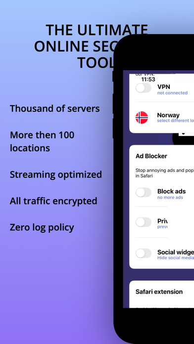 VON Ninja: APPVPN Adblock Screenshot