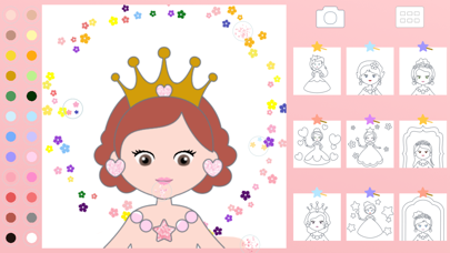 Princess Coloring Kid Toddler Screenshot