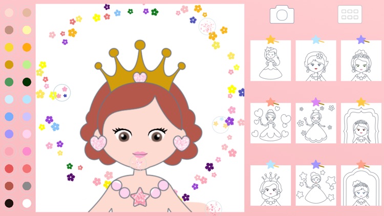 Princess Coloring Kid Toddler screenshot-6