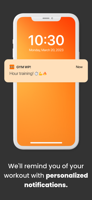 ‎Gym WP - Workout Planner & Log Capture d'écran