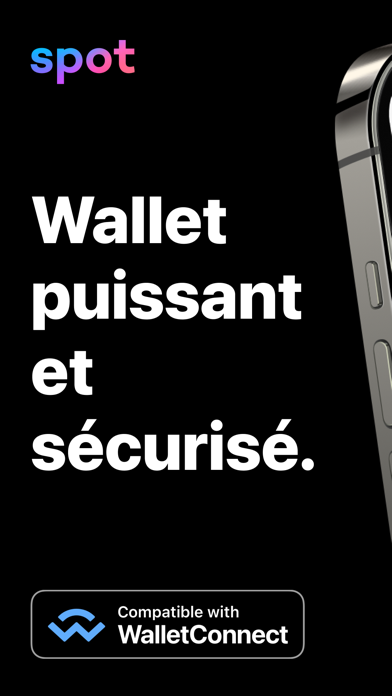 Screenshot #1 pour Spot: bitcoin & crypto wallet