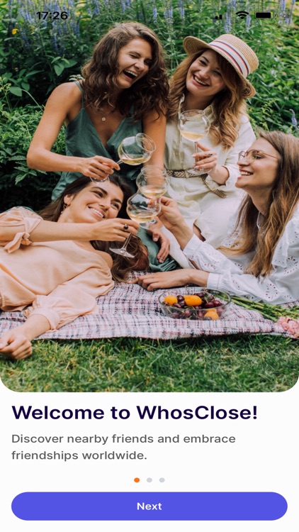 WhosClose—Meet friends IRL
