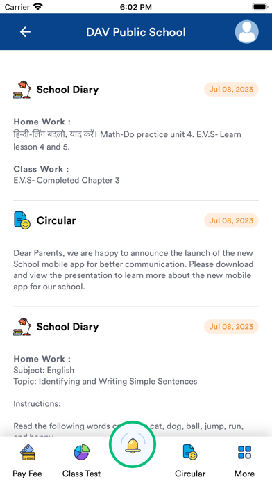 DAV Public School BRS Nagar Screenshot