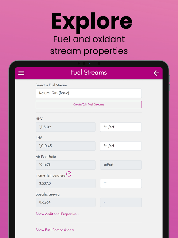 Combustion Guide - By Fives iPad screenshot 2 - Productivity app