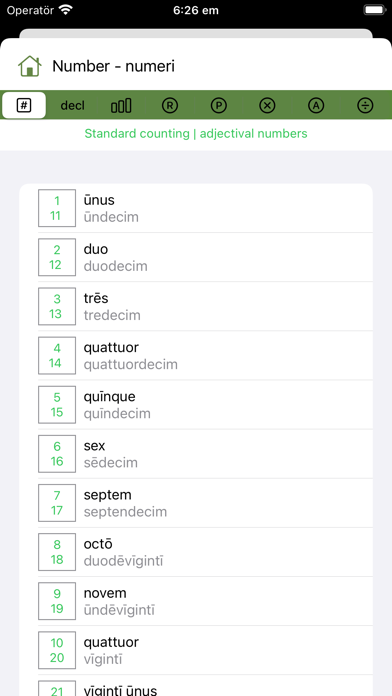 gramLAT - Latin grammar Screenshot