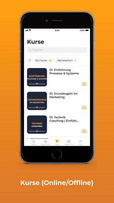 Christiani Mentoring Screenshot