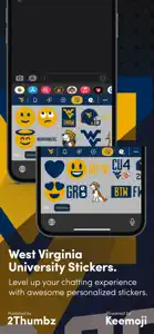 WVU Official Keyboard screenshot #2 for iPhone