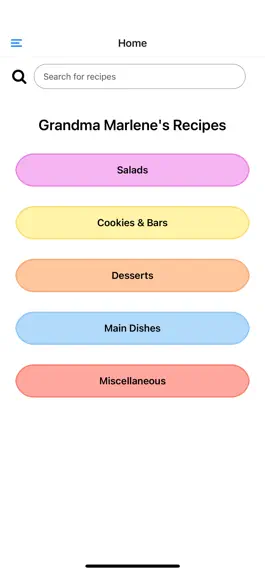 Game screenshot Grandma Marlene's Recipes apk