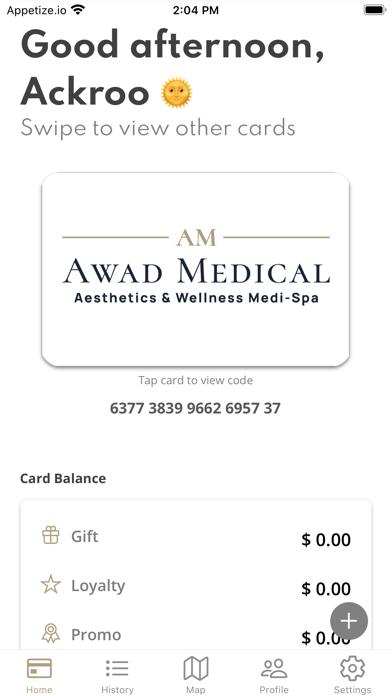 Awad Medical Rewards Screenshot