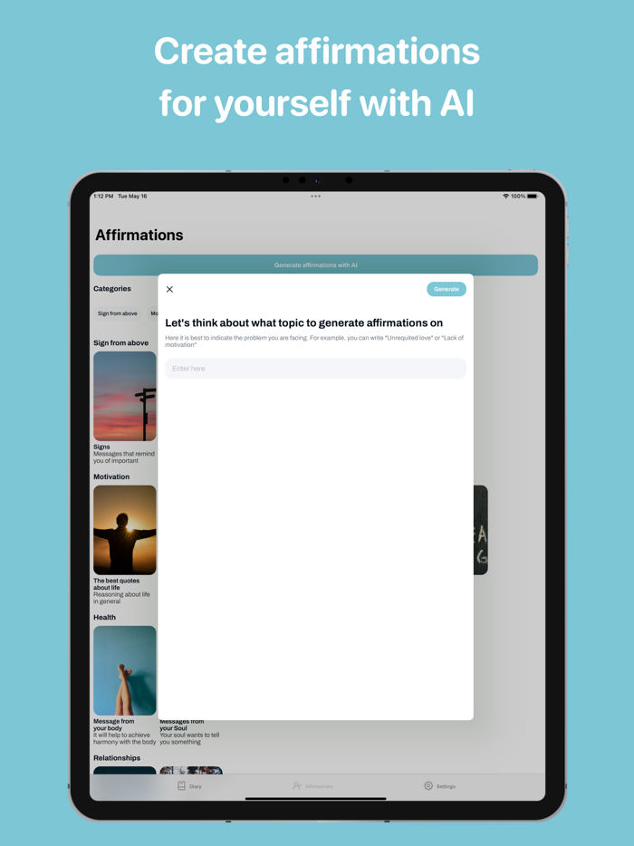 Zen AI - Diary and Affirmations