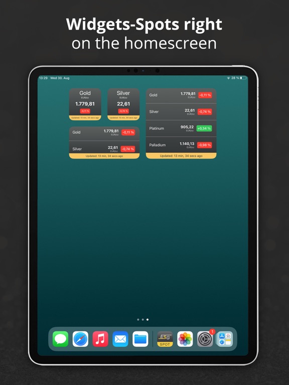 Gold Price & Precious Metals iPad screenshot 7 - Business app