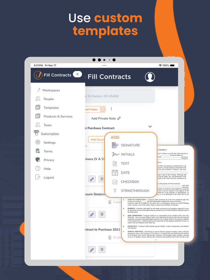 E-signature Fill and Sign Docs