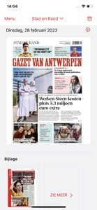 Gazet van Antwerpen screenshot #1 for iPhone