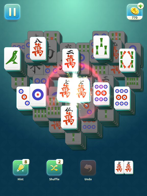 麻雀ソリティア Mahjong 上海ゲームのおすすめ画像1